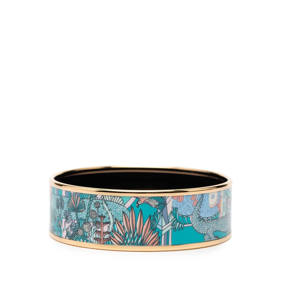 Pre-Loved Hermes Wide Animapolis Enamel Bracelet 62 - Picture 3 of 6
